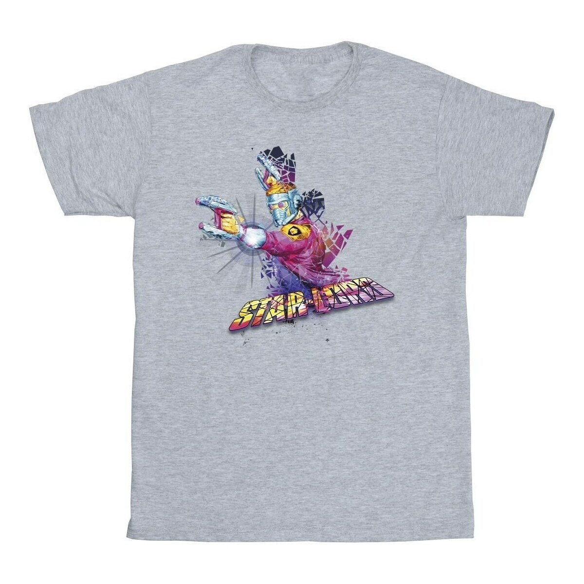 Abbigliamento Bambino T-shirt maniche corte Marvel Guardians Of The Galaxy Abstract Star Lord Grigio