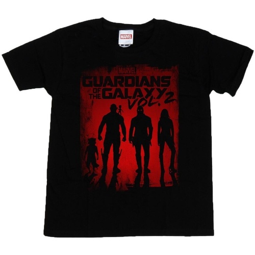 Abbigliamento Bambino T-shirt maniche corte Marvel Guardians Of The Galaxy Shadows Nero