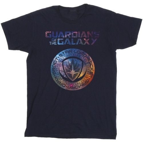 Abbigliamento Bambino T-shirt & Polo Marvel Guardians Of The Galaxy Stars Fill Logo Blu