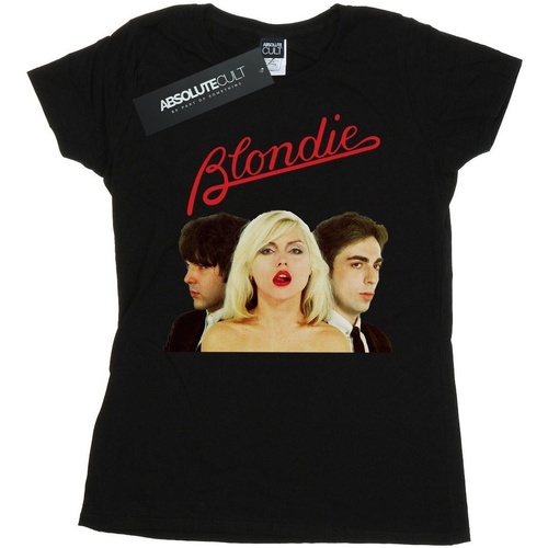Abbigliamento Donna T-shirts a maniche lunghe Blondie Band Trio Nero