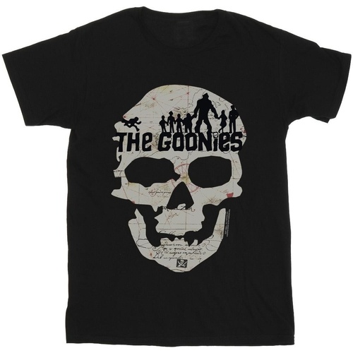 Abbigliamento Bambino T-shirt maniche corte Goonies Map Skull Nero