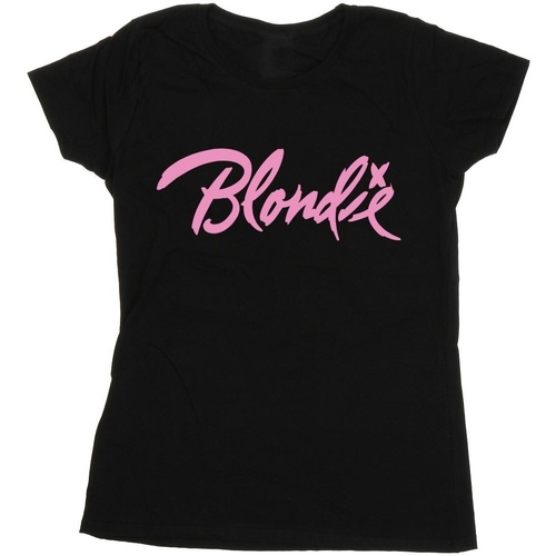 Abbigliamento Donna T-shirts a maniche lunghe Blondie Classic Logo Nero