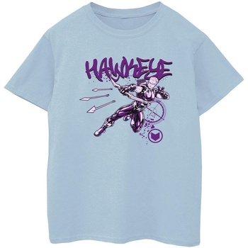 Abbigliamento Bambino T-shirt maniche corte Marvel Hawkeye Shoots Blu