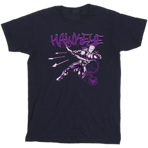 Abbigliamento Bambino T-shirt & Polo Marvel Hawkeye Shoots Blu