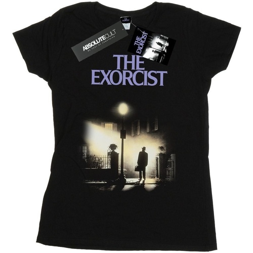 Abbigliamento Donna T-shirts a maniche lunghe The Exorcist Classic Poster Nero