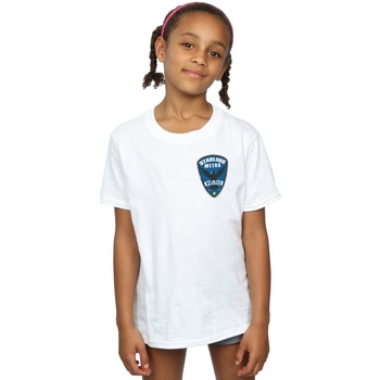 Abbigliamento Bambina T-shirts a maniche lunghe Dc Comics Arrow Starling Metro Badge Bianco