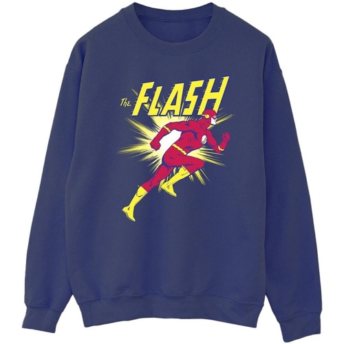 Abbigliamento Uomo Felpe Dc Comics The Flash Running Blu