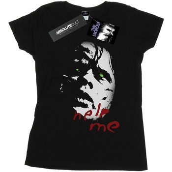Abbigliamento Donna T-shirts a maniche lunghe The Exorcist Help Me Nero