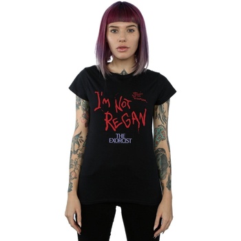 Abbigliamento Donna T-shirts a maniche lunghe The Exorcist I Am Not Regan Nero