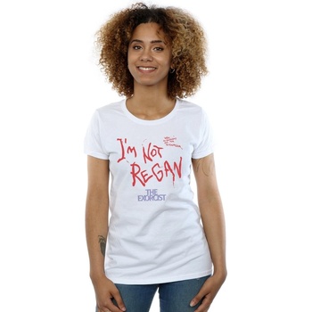 Abbigliamento Donna T-shirts a maniche lunghe The Exorcist I Am Not Regan Bianco