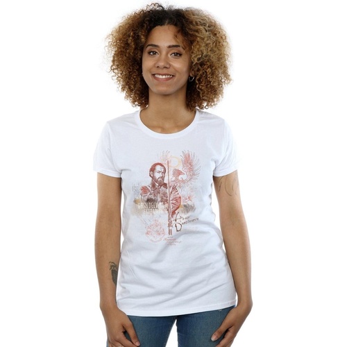 Abbigliamento Donna T-shirts a maniche lunghe Fantastic Beasts Albus Dumbledore Bianco