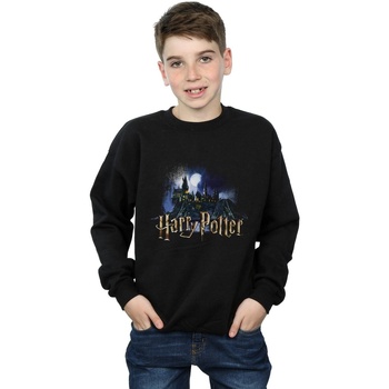 Abbigliamento Bambino Felpe Harry Potter Hogwarts Castle Nero