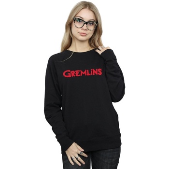 Abbigliamento Donna Felpe Gremlins Text Logo Nero