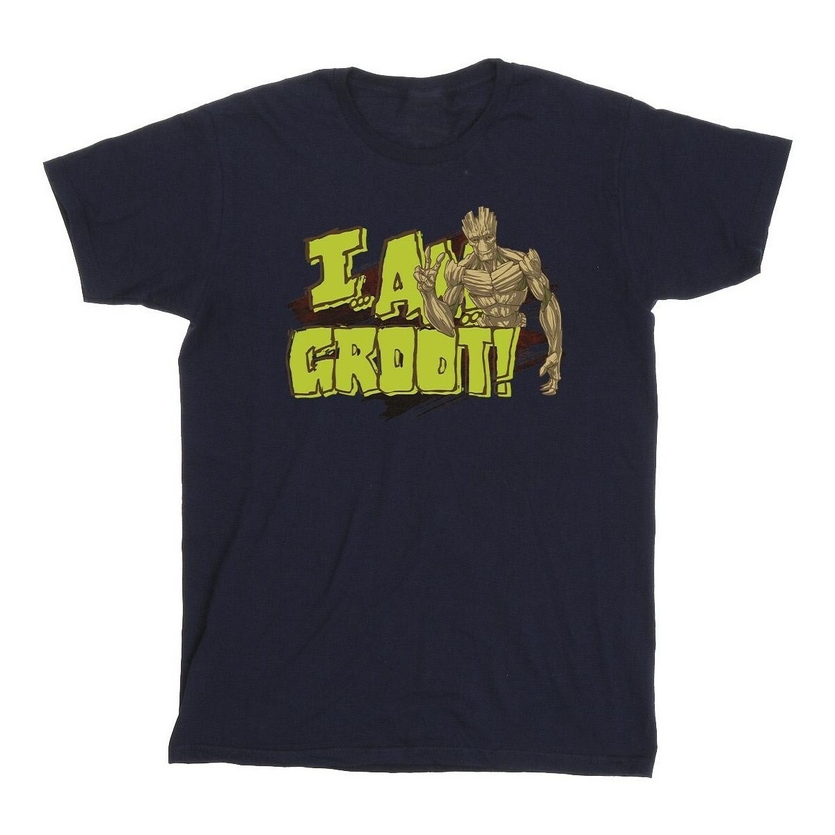 Abbigliamento Bambina T-shirts a maniche lunghe Guardians Of The Galaxy I Am Groot Blu