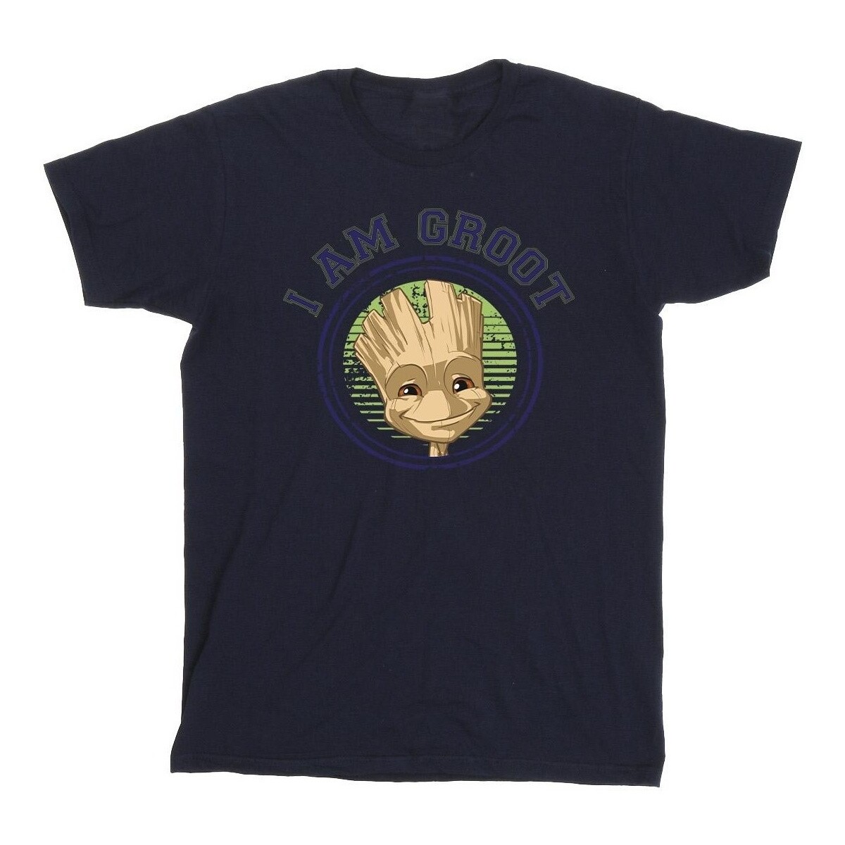 Abbigliamento Bambina T-shirts a maniche lunghe Guardians Of The Galaxy Groot Varsity Blu