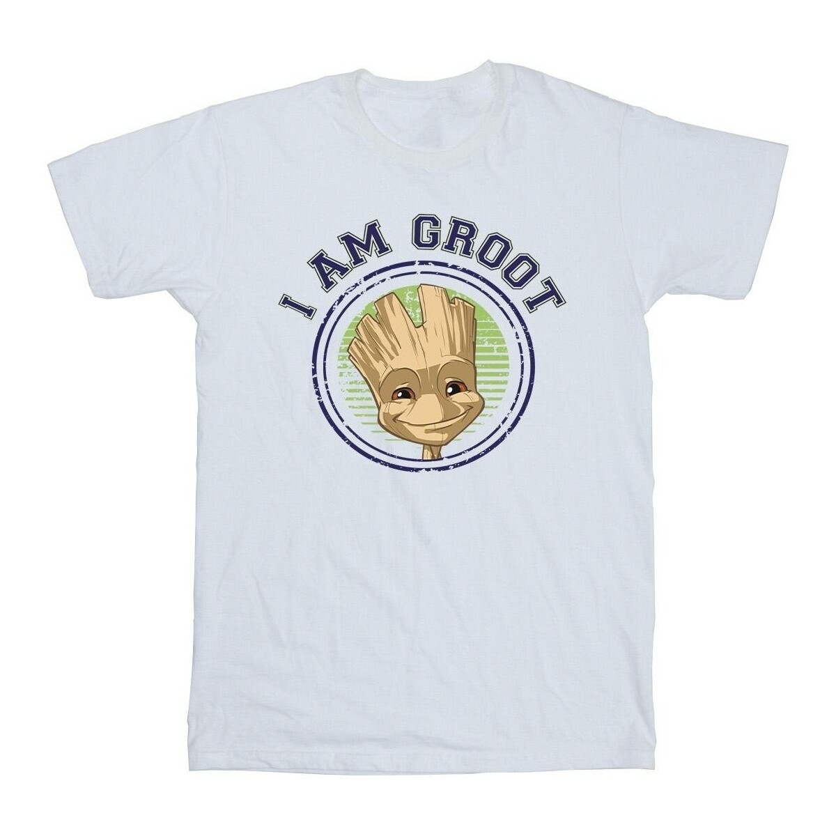 Abbigliamento Bambina T-shirts a maniche lunghe Guardians Of The Galaxy Groot Varsity Bianco
