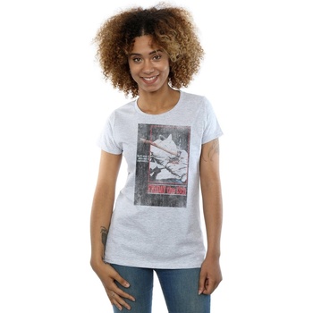 Abbigliamento Donna T-shirts a maniche lunghe Friday 13Th Distressed Axe Poster Grigio