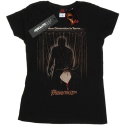 Abbigliamento Donna T-shirts a maniche lunghe Friday The 13Th Shower Poster Nero