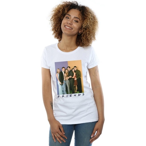 Abbigliamento Donna T-shirts a maniche lunghe Friends Group Photo Bianco