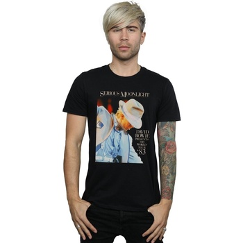 Abbigliamento Uomo T-shirts a maniche lunghe David Bowie Serious Moonlight Nero