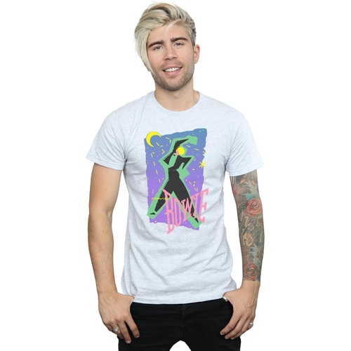 Abbigliamento Uomo T-shirts a maniche lunghe David Bowie Moonlight Dance Grigio