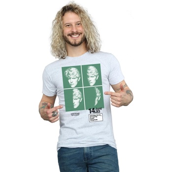 Abbigliamento Uomo T-shirts a maniche lunghe David Bowie 1983 Concert Poster Grigio