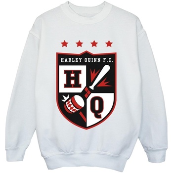 Abbigliamento Bambino Felpe Justice League Harley Quinn FC Pocket Bianco