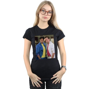 Abbigliamento Donna T-shirts a maniche lunghe Friends 80's Ross And Chandler Nero