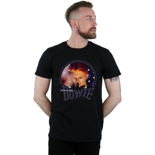 Abbigliamento Uomo T-shirts a maniche lunghe David Bowie Quiet Lights Nero