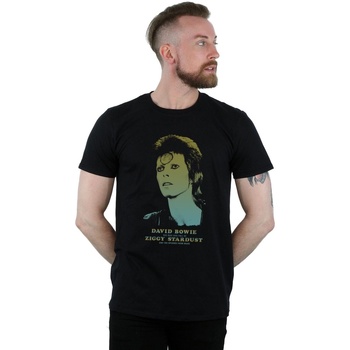 Abbigliamento Uomo T-shirts a maniche lunghe David Bowie Ziggy Gradient Nero