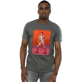 Abbigliamento Uomo T-shirts a maniche lunghe David Bowie On Mars Multicolore