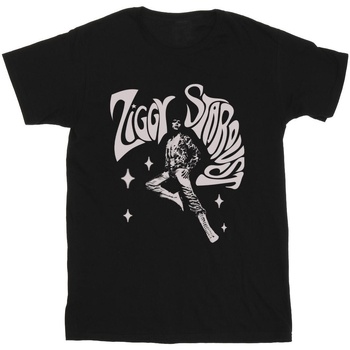 Abbigliamento Uomo T-shirts a maniche lunghe David Bowie Ziggy Pose Nero