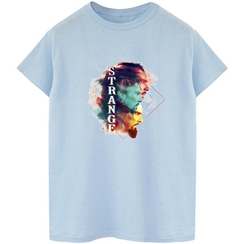 Abbigliamento Donna T-shirts a maniche lunghe Marvel BI21177 Blu