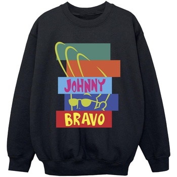 Abbigliamento Bambino Felpe Johnny Bravo Rectangle Pop Art Nero