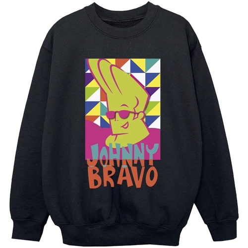 Abbigliamento Bambino Felpe Johnny Bravo Multi Triangles Pop Art Nero