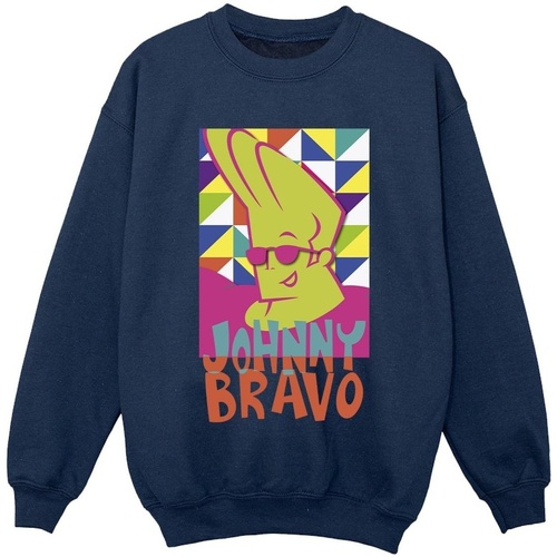 Abbigliamento Bambino Felpe Johnny Bravo Multi Triangles Pop Art Blu
