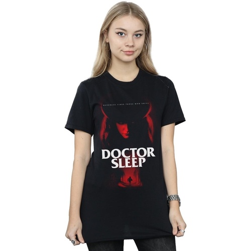 Abbigliamento Donna T-shirts a maniche lunghe Doctor Sleep Rose The Hat Nero