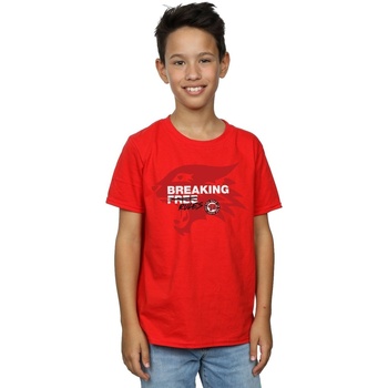 Abbigliamento Bambino T-shirt & Polo Disney High School Musical The Musical Breaking Rules Rosso