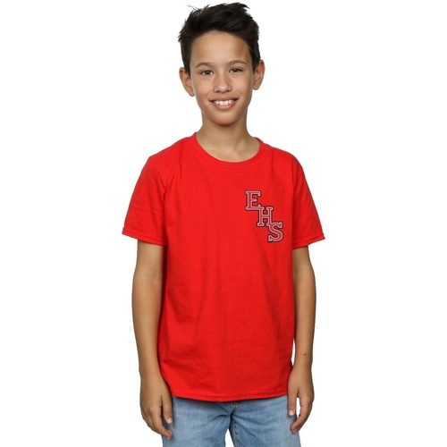 Abbigliamento Bambino T-shirt maniche corte Disney High School Musical The Musical EHS Logo Breast Print Rosso