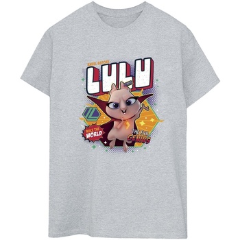 Abbigliamento Donna T-shirts a maniche lunghe Dc Comics DC League Of Super-Pets Lulu Evil Genius Grigio