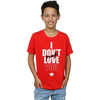 Abbigliamento Bambino T-shirt maniche corte Disney High School Musical The Musical Not Love You Rosso