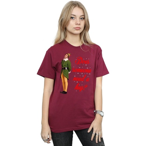 Abbigliamento Donna T-shirts a maniche lunghe Elf Hug Buddy Multicolore