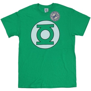 Abbigliamento Uomo T-shirts a maniche lunghe Dc Comics Green Lantern Logo Verde