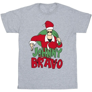 Abbigliamento Bambino T-shirt maniche corte Johnny Bravo Johnny Christmas Grigio