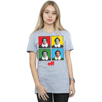 Abbigliamento Donna T-shirts a maniche lunghe Elf Four Faces Grigio
