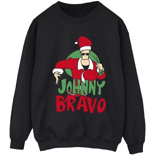 Abbigliamento Donna Felpe Johnny Bravo Johnny Christmas Nero