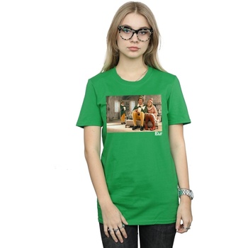 Abbigliamento Donna T-shirts a maniche lunghe Elf Family Shot Verde