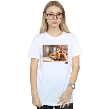Abbigliamento Donna T-shirts a maniche lunghe Elf Family Shot Bianco