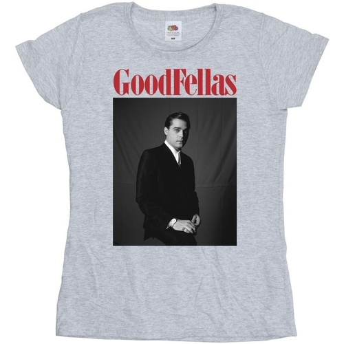 Abbigliamento Donna T-shirts a maniche lunghe Goodfellas Black And White Character Grigio