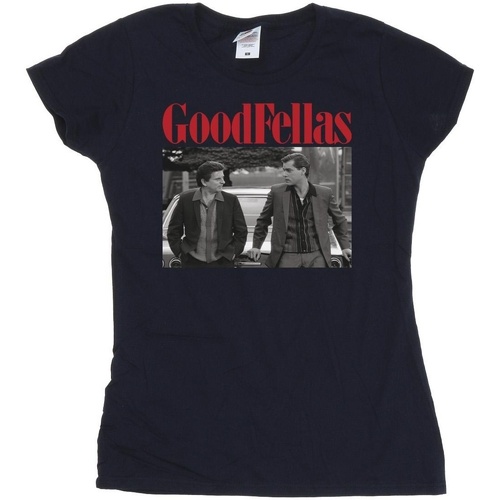 Abbigliamento Donna T-shirts a maniche lunghe Goodfellas Two Black Blu